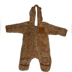 LEOPARD PRINT BABY WINTER SUIT